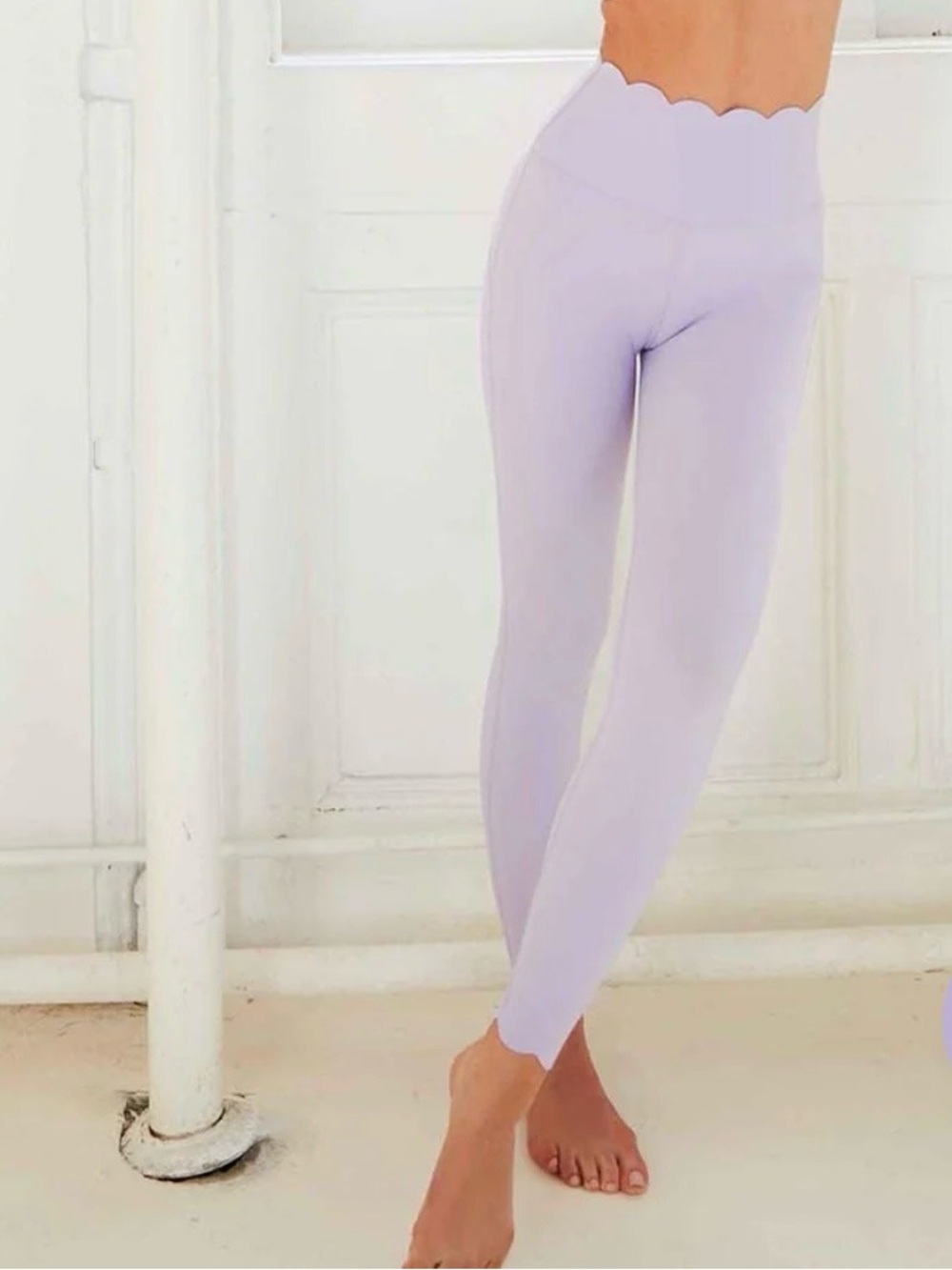 Scallop Edge Lavender *and* Pistachio Workout Set - Picture 5 of 15